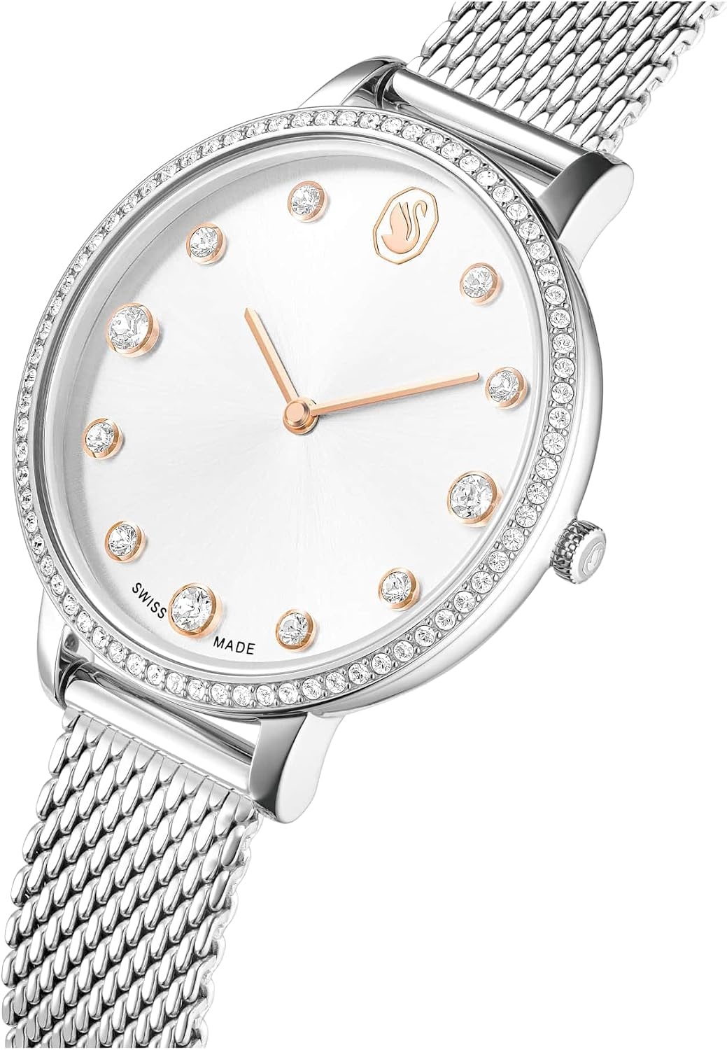 image:imageSwarovski Clarica Watch Swiss Made Metal Bracelet Silver Tone Stainless Steel