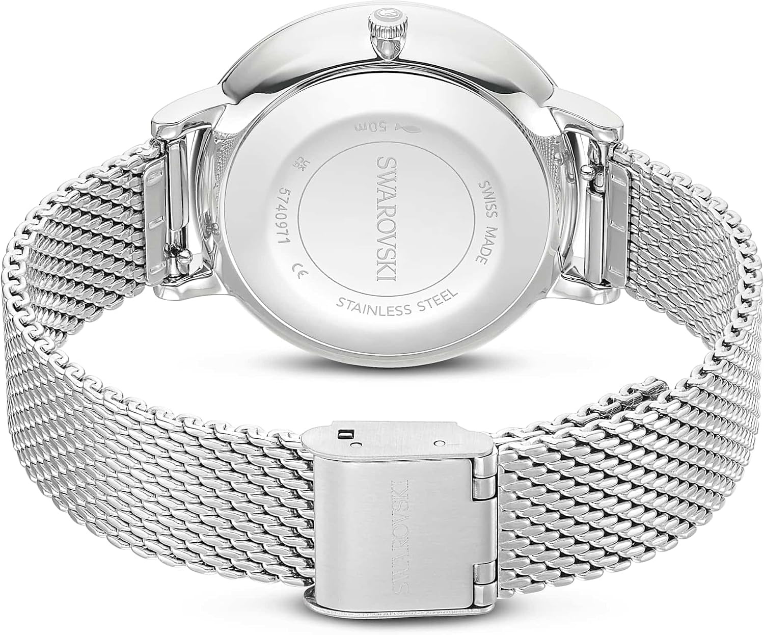 image:imageSwarovski Clarica Watch Swiss Made Metal Bracelet Silver Tone Stainless Steel
