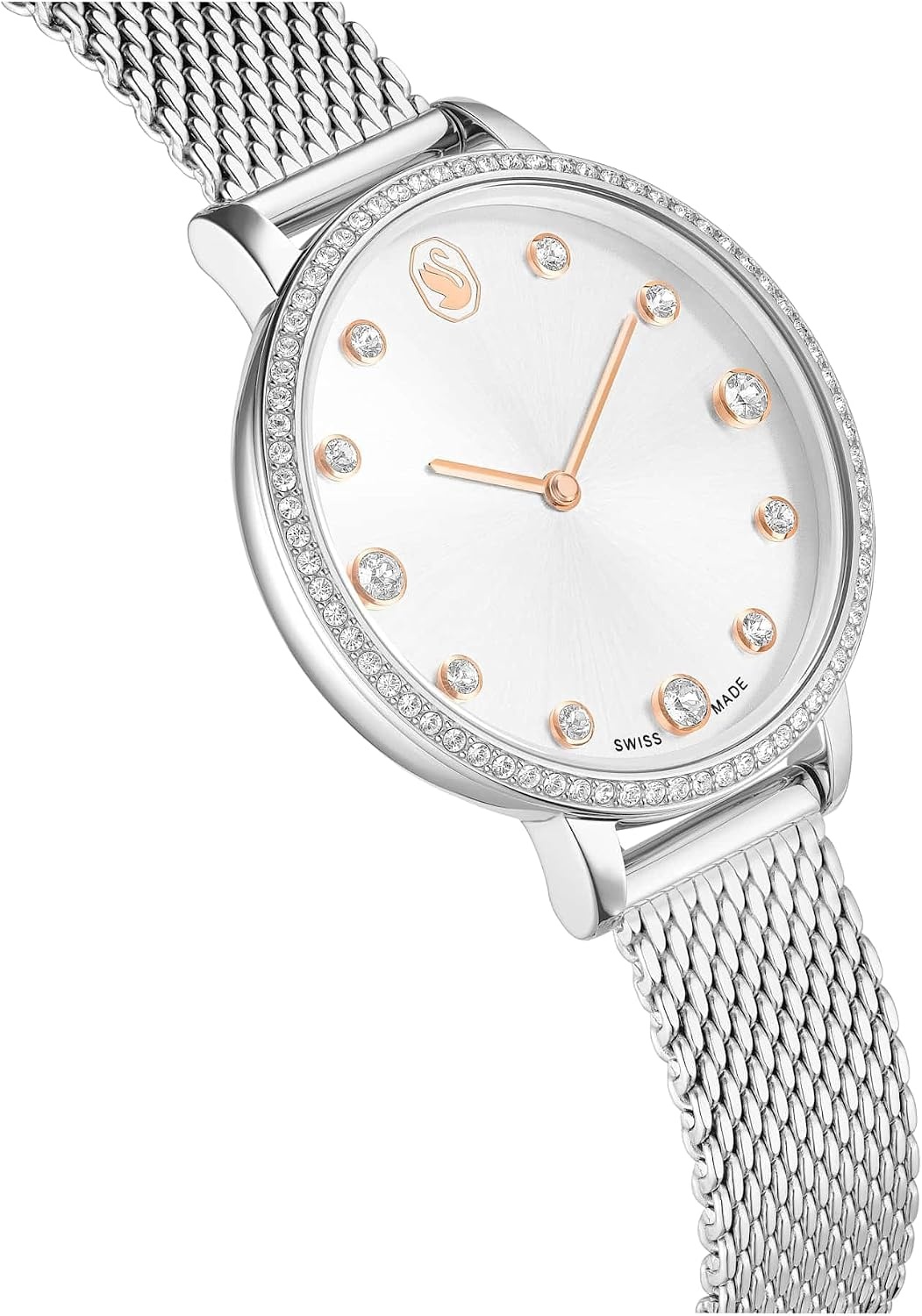 image:imageSwarovski Clarica Watch Swiss Made Metal Bracelet Silver Tone Stainless Steel