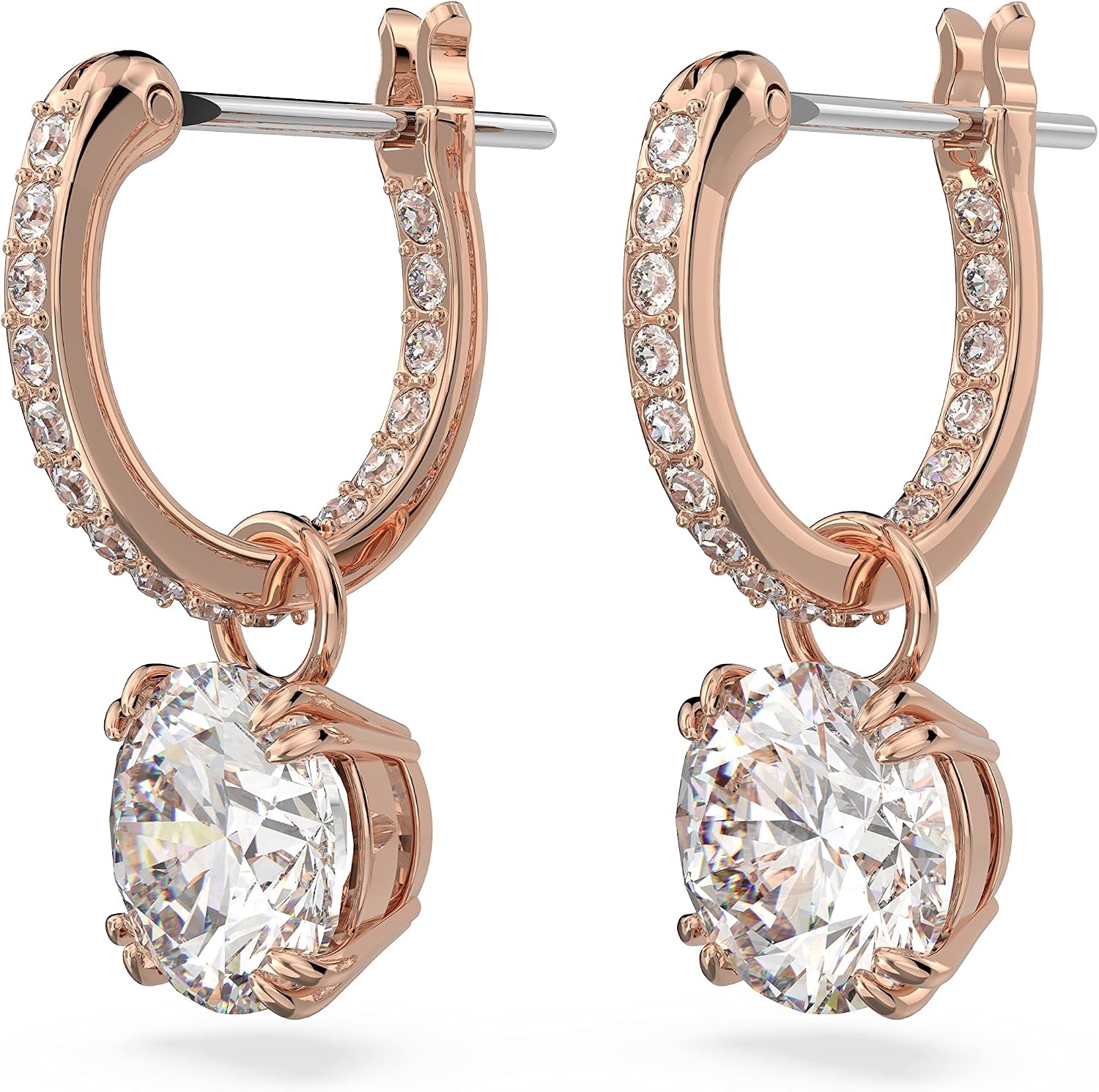 image:imageSwarovski Constella Drop Earrings CollectionRose Gold Tone