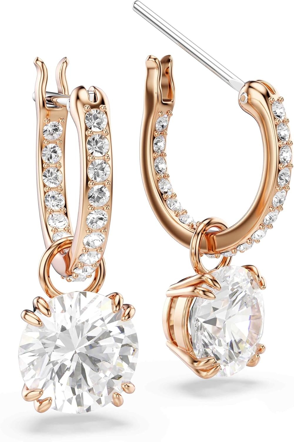 image:imageSwarovski Constella Drop Earrings CollectionRose Gold Tone