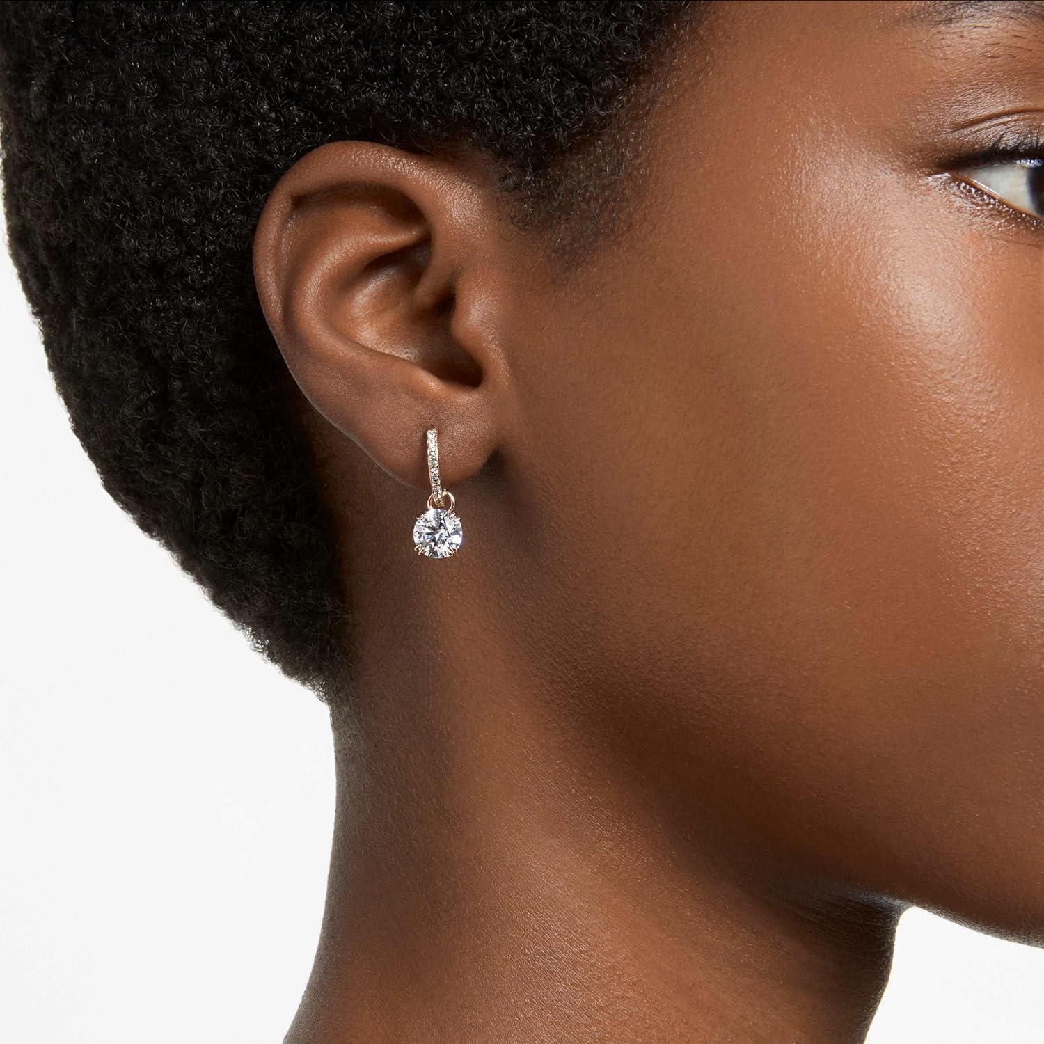 image:imageSwarovski Constella Drop Earrings CollectionRose Gold Tone