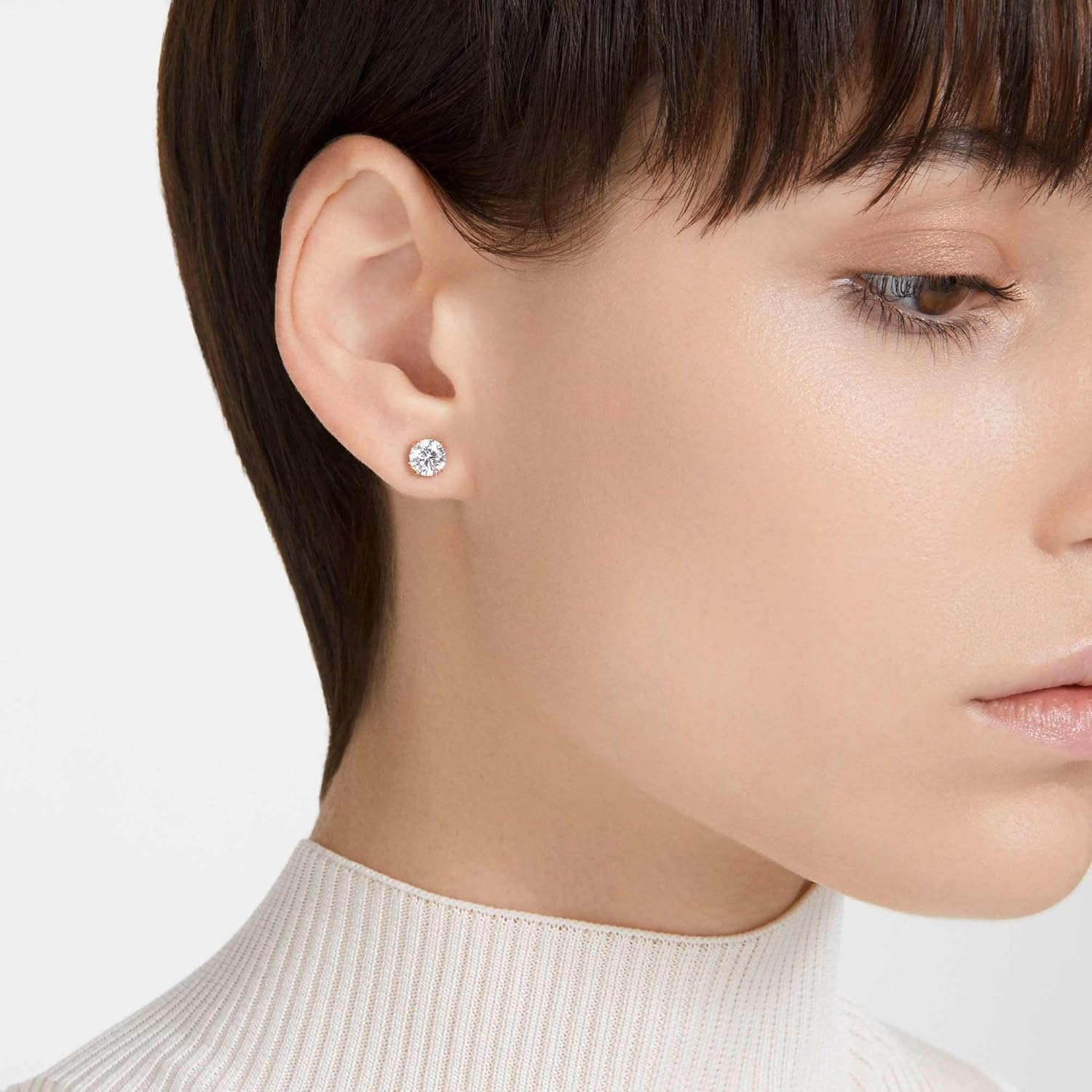 image:imageSwarovski Constella Pierced Stud EarringsNEW Rose Gold Tone Finish with Clear Crystals