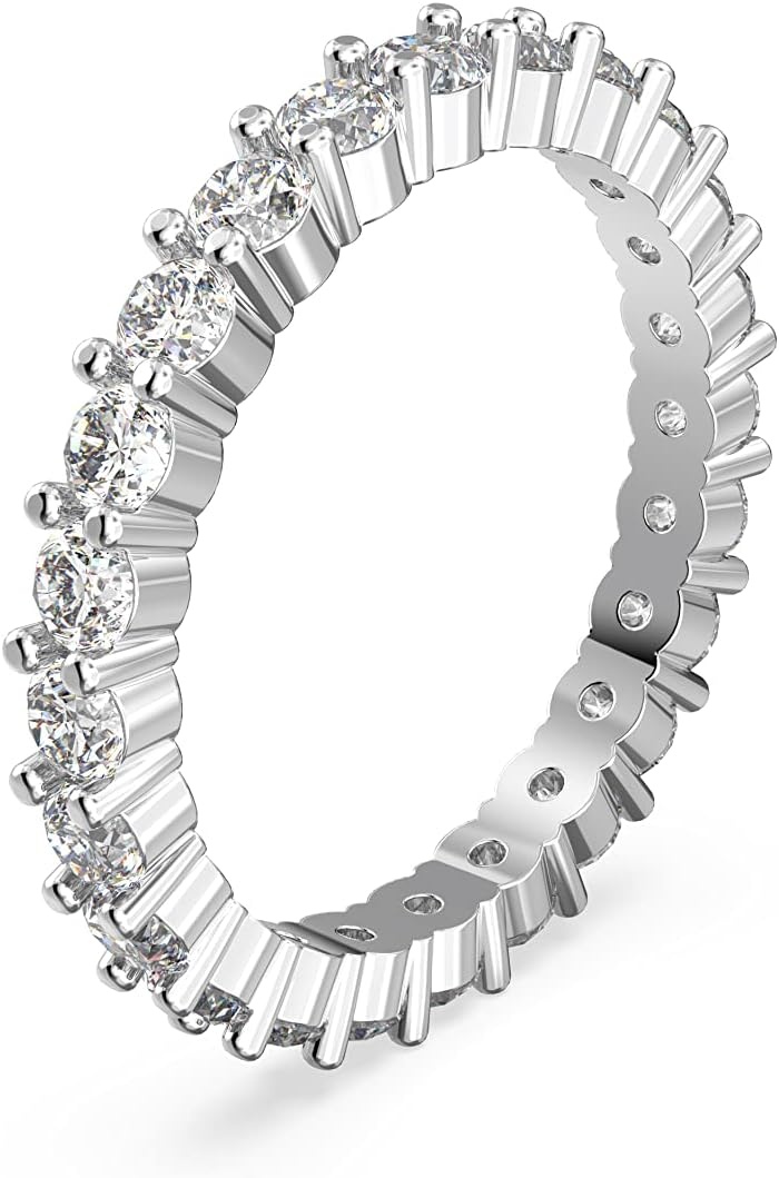 image:imageSwarovski Constella Ring Set Collection Clear Crystals Rhodium Tone FinishUS Size 7 EU 55