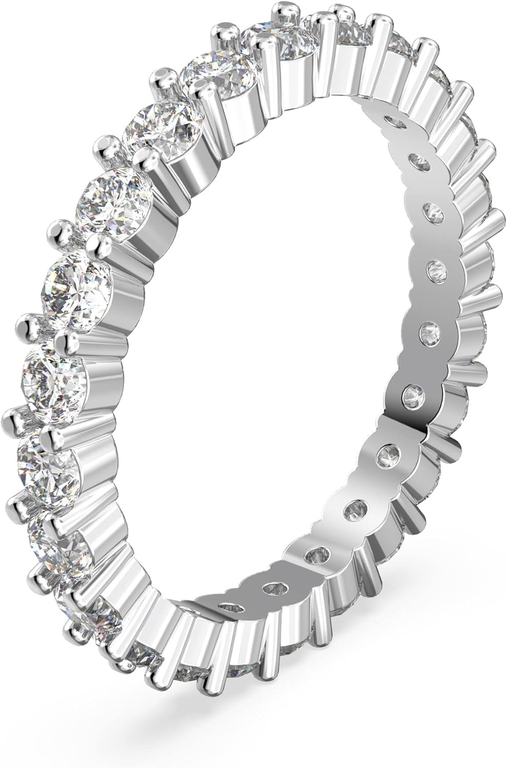 image:imageSwarovski Constella Ring Set Collection Clear Crystals Rhodium Tone FinishUS Size 8 EU 58