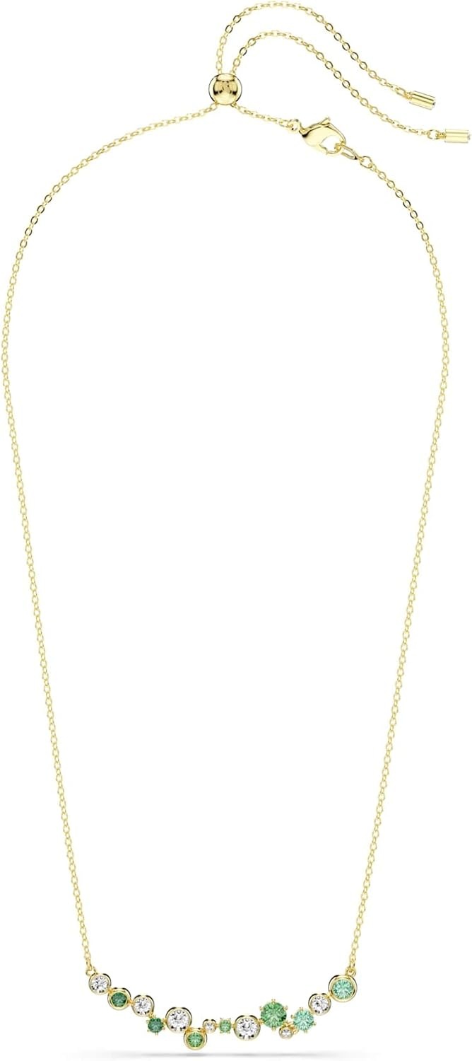image:imageSwarovski Constella necklace Mixed cuts Green Goldtone plated