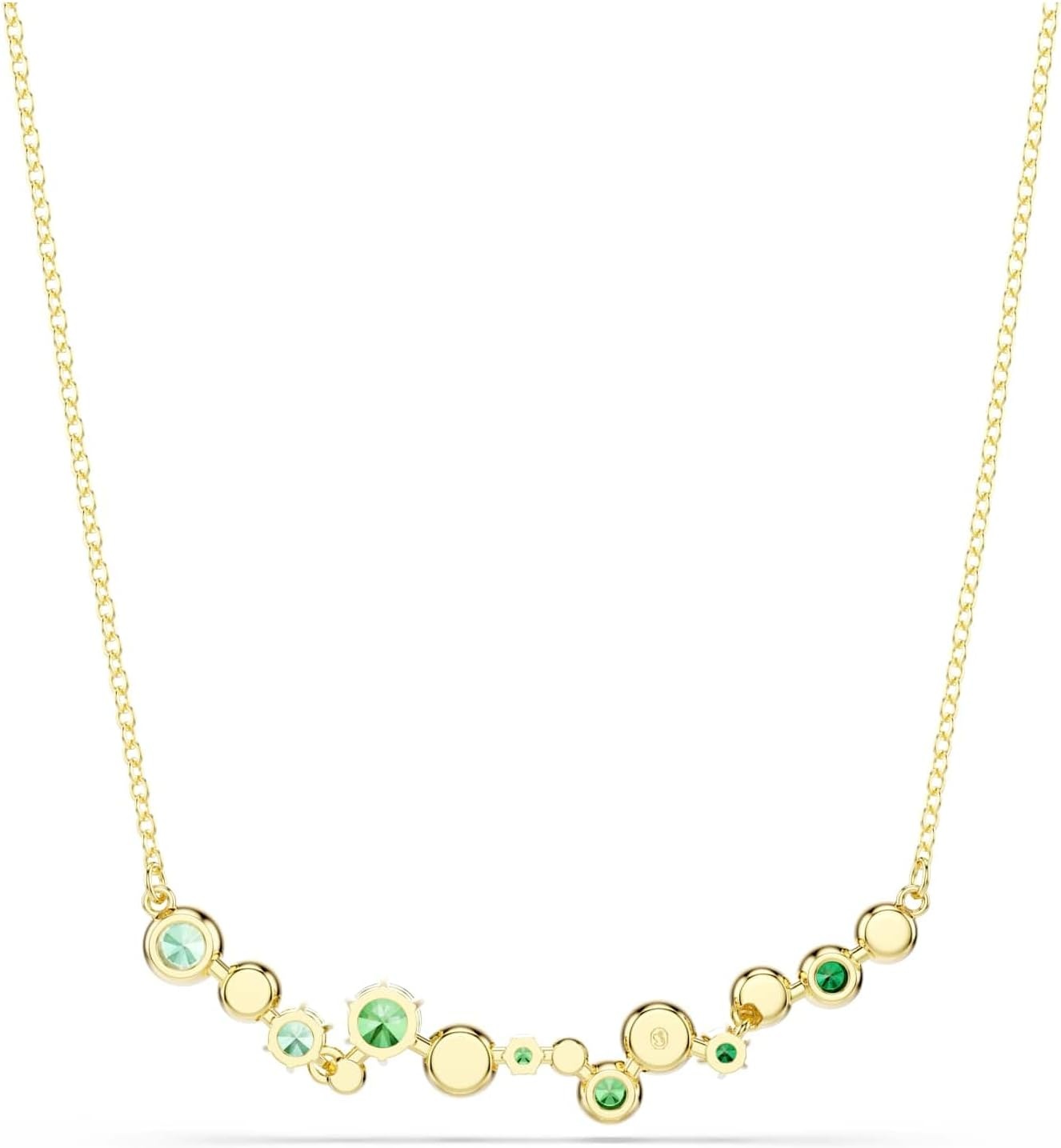 image:imageSwarovski Constella necklace Mixed cuts Green Goldtone plated