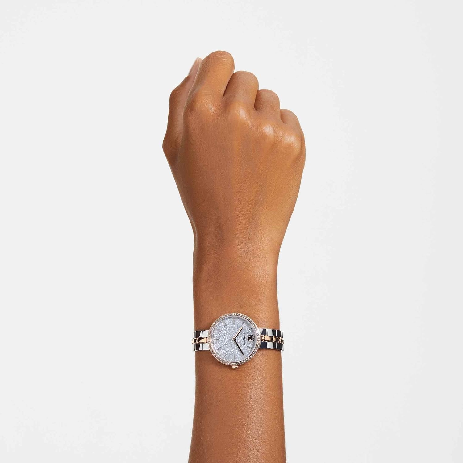 image:imageSwarovski Cosmopolitan Watch Swiss Made Metal Bracelet Silver Tone Mixed Metal Finish