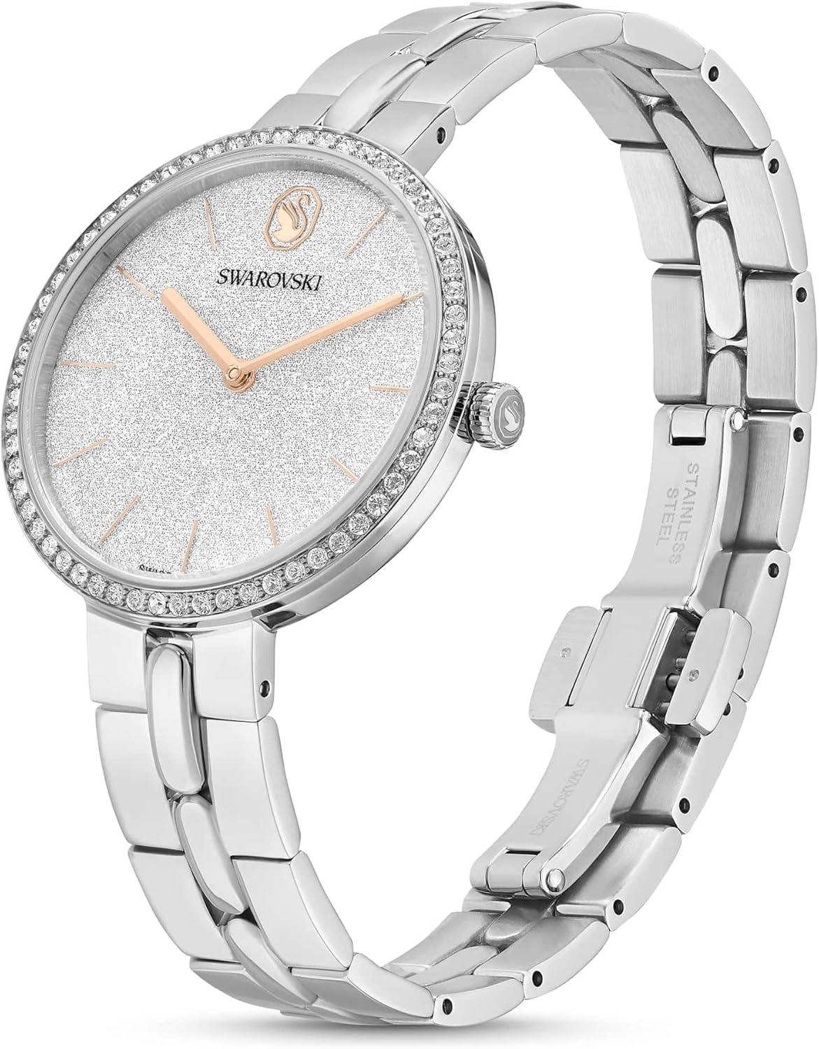 image:imageSwarovski Cosmopolitan Watch Swiss Made Metal Bracelet Silver Tone Stainless Steel