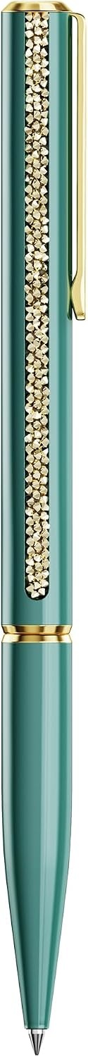 image:imageSwarovski Crystal Shimmer Glide ballpoint pen Green Green lacquered Goldtone finishGreen