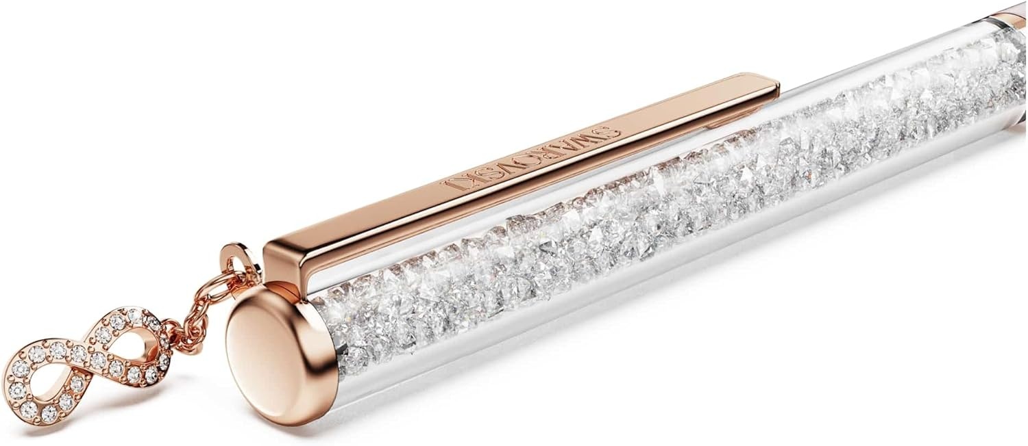 image:imageSwarovski Crystalline Silk ballpoint pen Infinity Pink lacquered Rose goldtone plated