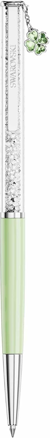 image:imageSwarovski Crystalline ballpoint pen Clover Green Green lacquered Chrome plated
