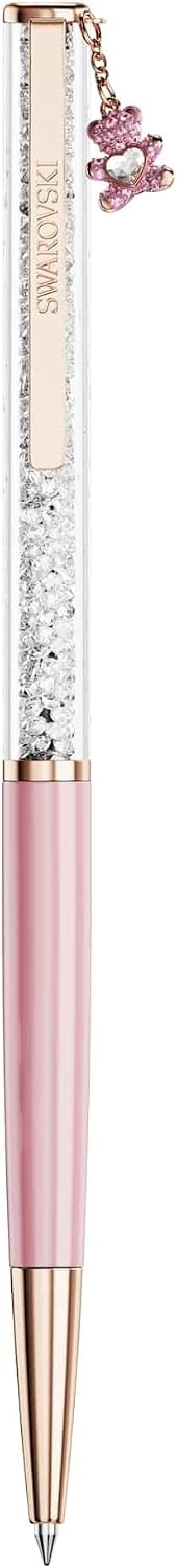image:imageSwarovski Crystalline ballpoint pen Teddy Pink Pink lacquered Rose goldtone plated