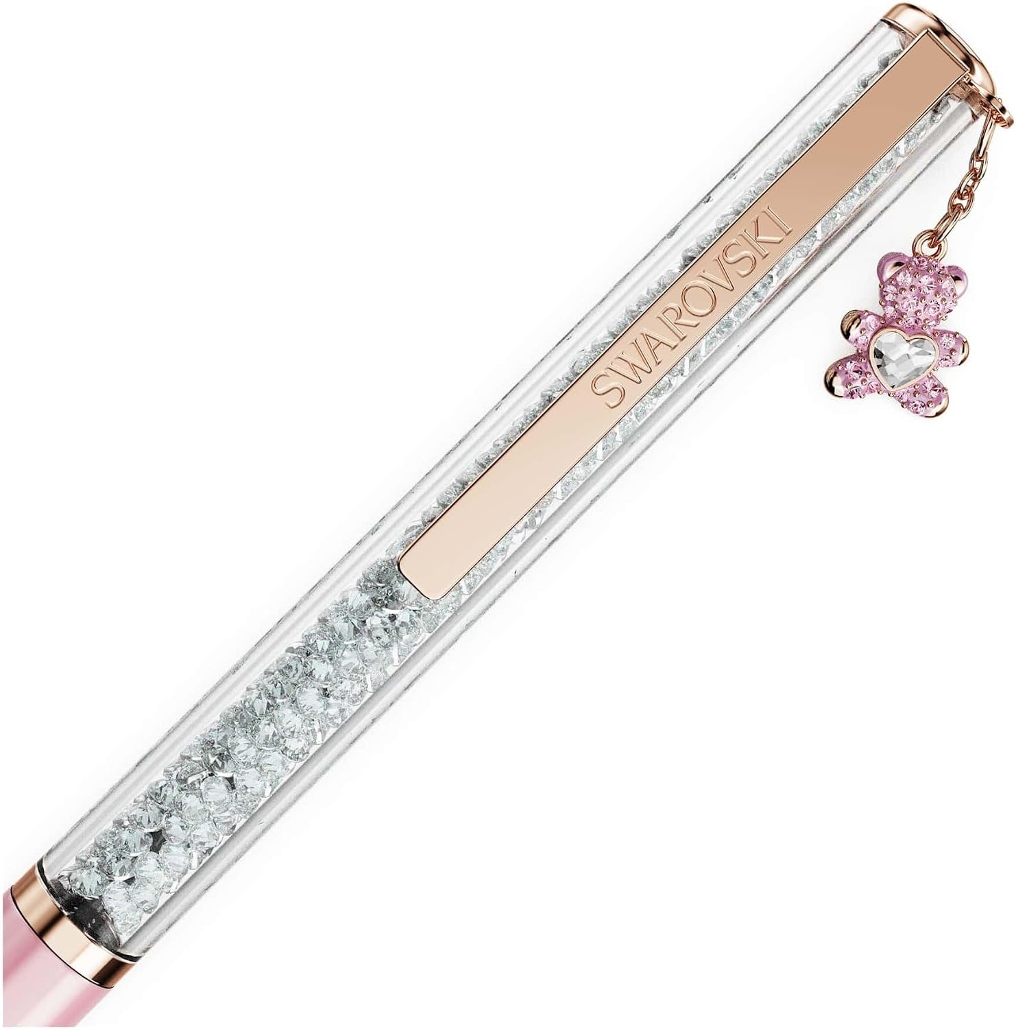 image:imageSwarovski Crystalline ballpoint pen Teddy Pink Pink lacquered Rose goldtone plated