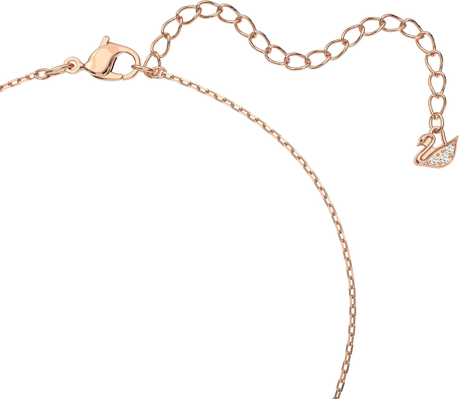 image:imageSwarovski Dazzling Swan Jewelry Collection Blue Crystals Pink Crystals Clear CrystalsSwan Pendant Necklace PinkClear Crystals