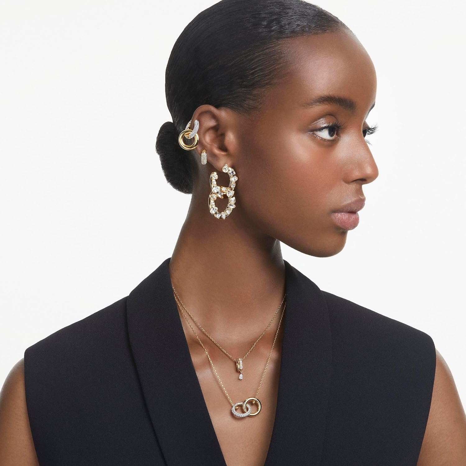 image:imageSwarovski Dextera Collection EarringsGold