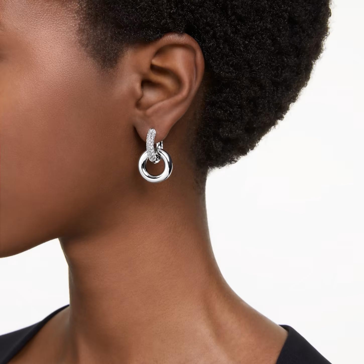 image:imageSwarovski Dextera Collection EarringsRhodium