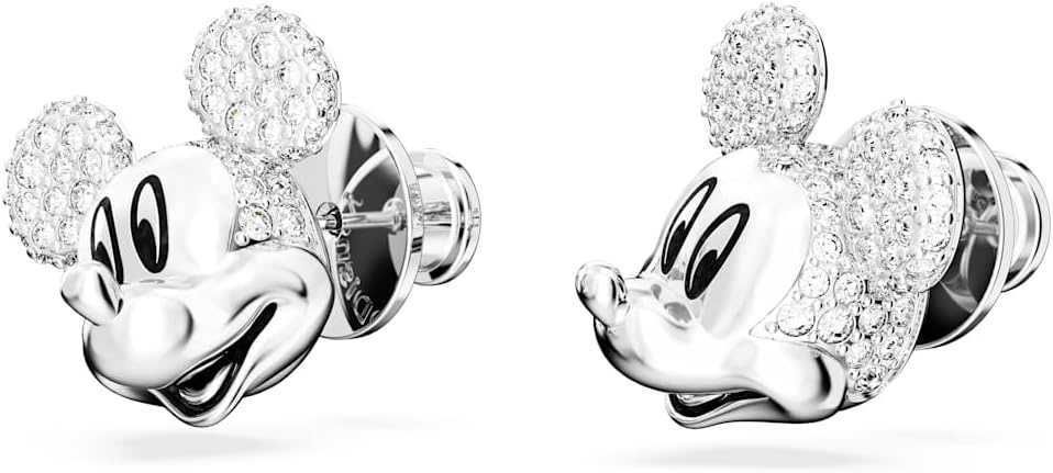 image:imageSwarovski Disney Mickey Mouse stud earrings White Rhodium FinishedWhite