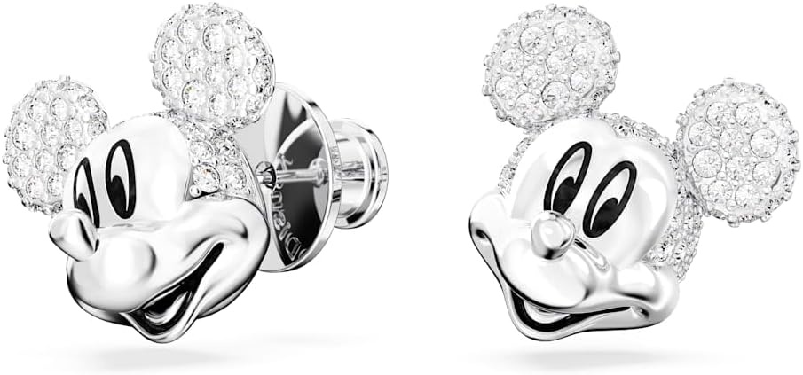 image:imageSwarovski Disney Mickey Mouse stud earrings White Rhodium FinishedWhite