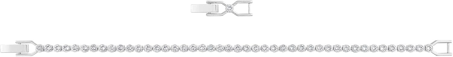 image:imageSwarovski Emily Tennis Bracelet Jewelry CollectionWhite