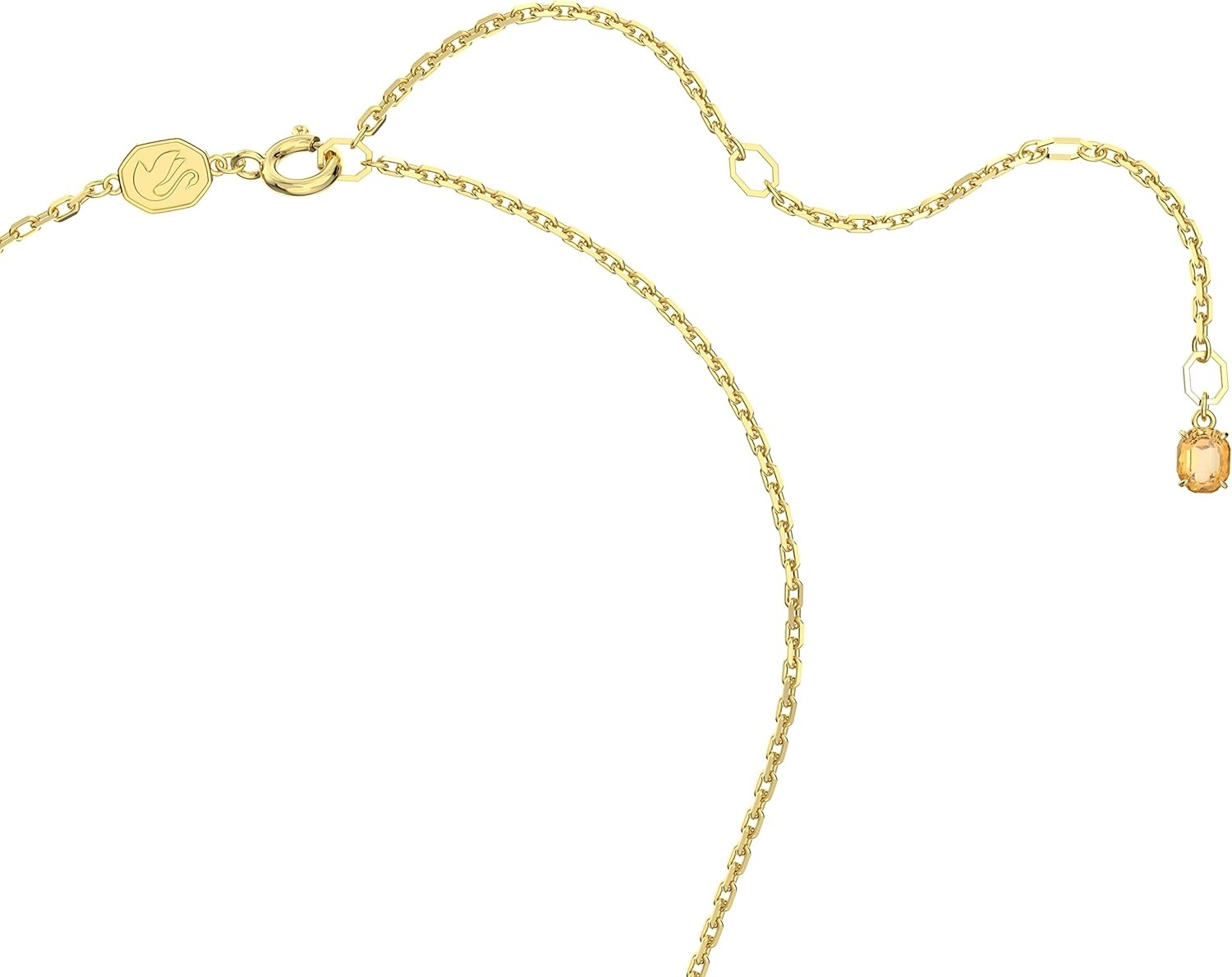 image:imageSwarovski Florere Necklace and Earrings Collection Pink Crystals Yellow Crystals Gold Tone Metal FinishYellow Flower Pendant Necklace