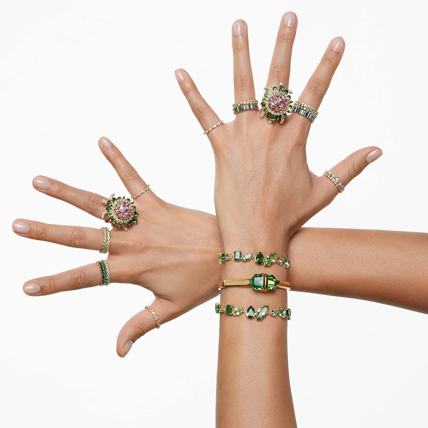 image:imageSwarovski Gema Crystal Bracelet CollectionGreen