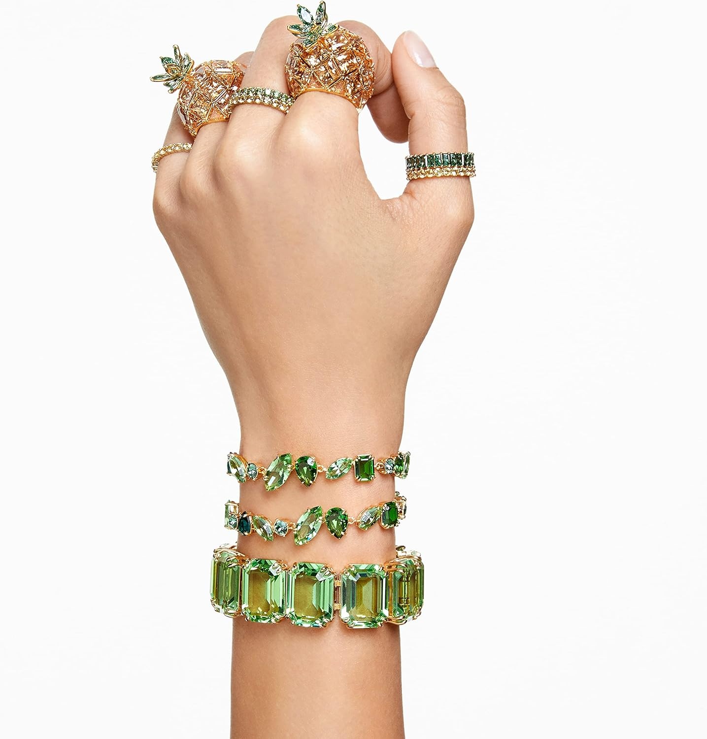 image:imageSwarovski Gema Crystal Bracelet CollectionGreen