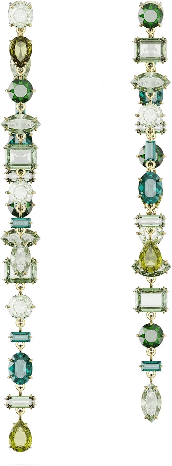 image:imageSwarovski Gema Crystal Drop Earrings CollectionGreen