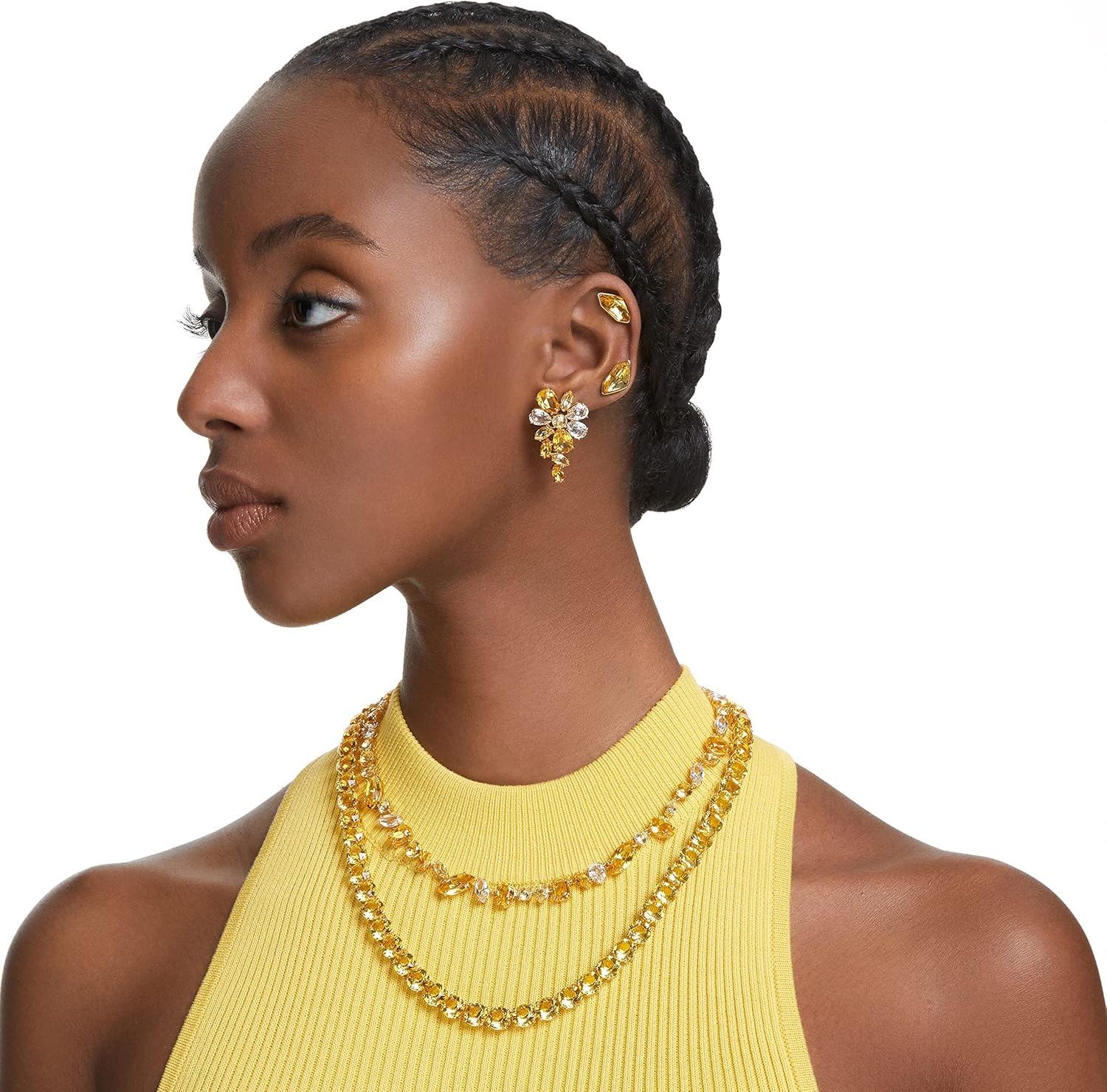 image:imageSwarovski Gema Crystal Necklace CollectionYellow