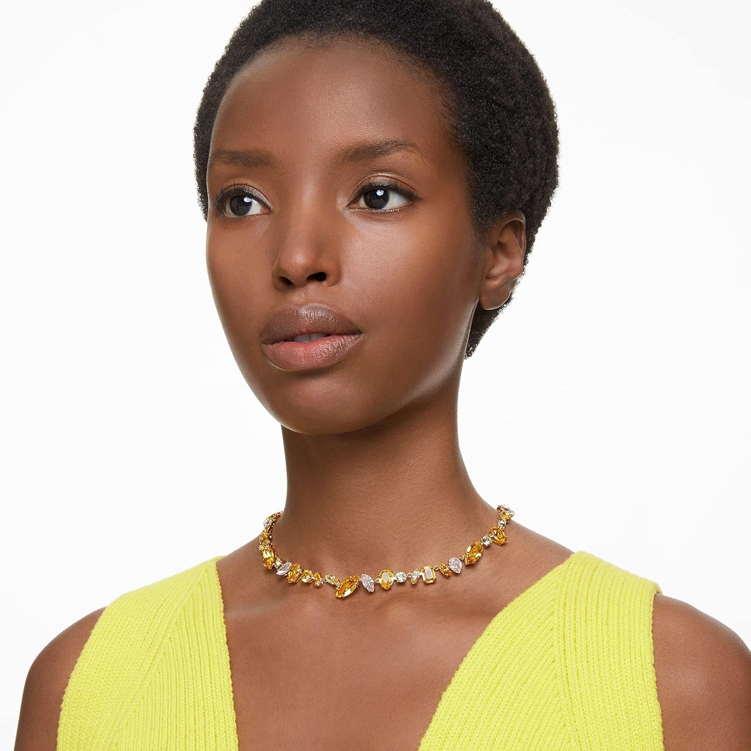 image:imageSwarovski Gema Crystal Necklace CollectionYellow