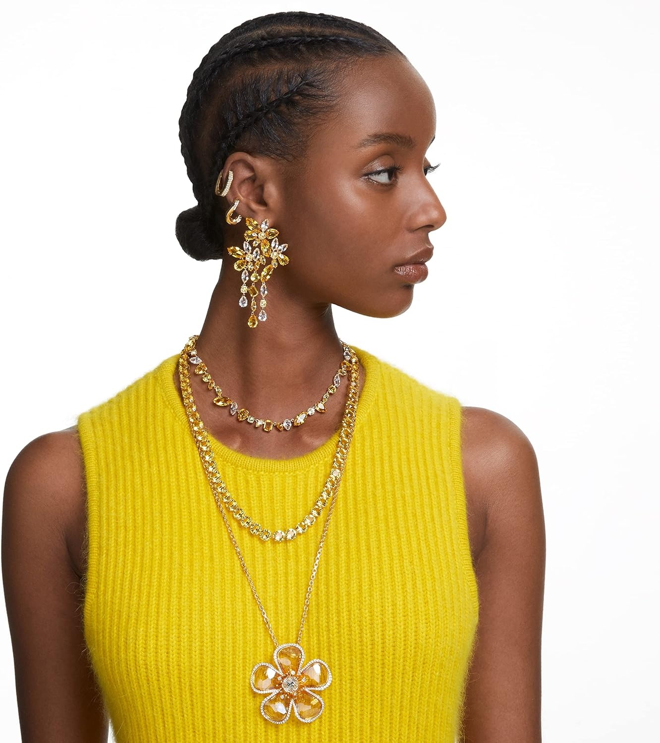 image:imageSwarovski Gema Crystal Necklace CollectionYellow