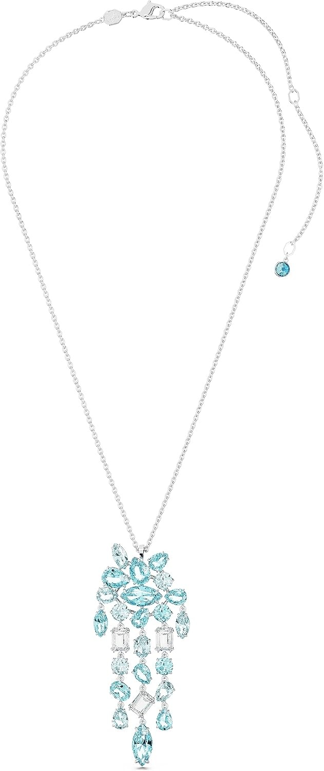 image:imageSwarovski Gema Flower Pendant Necklace CollectionBlue