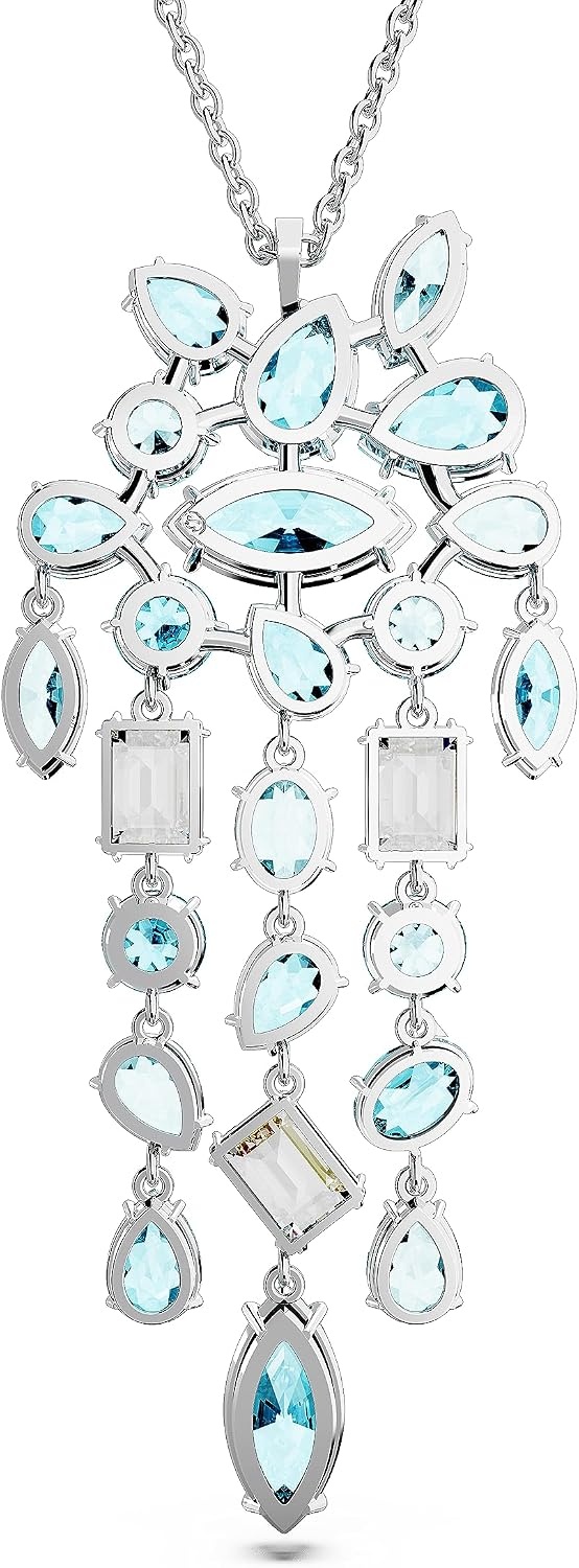 image:imageSwarovski Gema Flower Pendant Necklace CollectionBlue