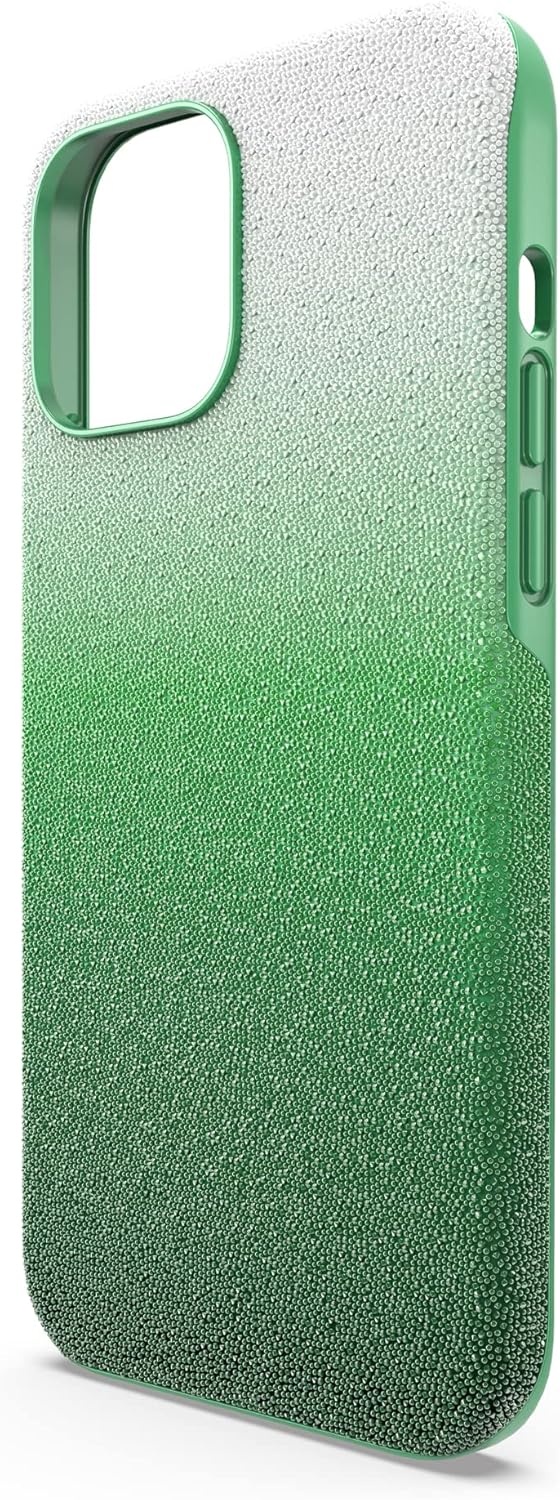 image:imageSwarovski High Phone Case for iPhone 14 Pro Max with Green Crystals in Ombre Effect Part of The High CollectionCrystalsGreen