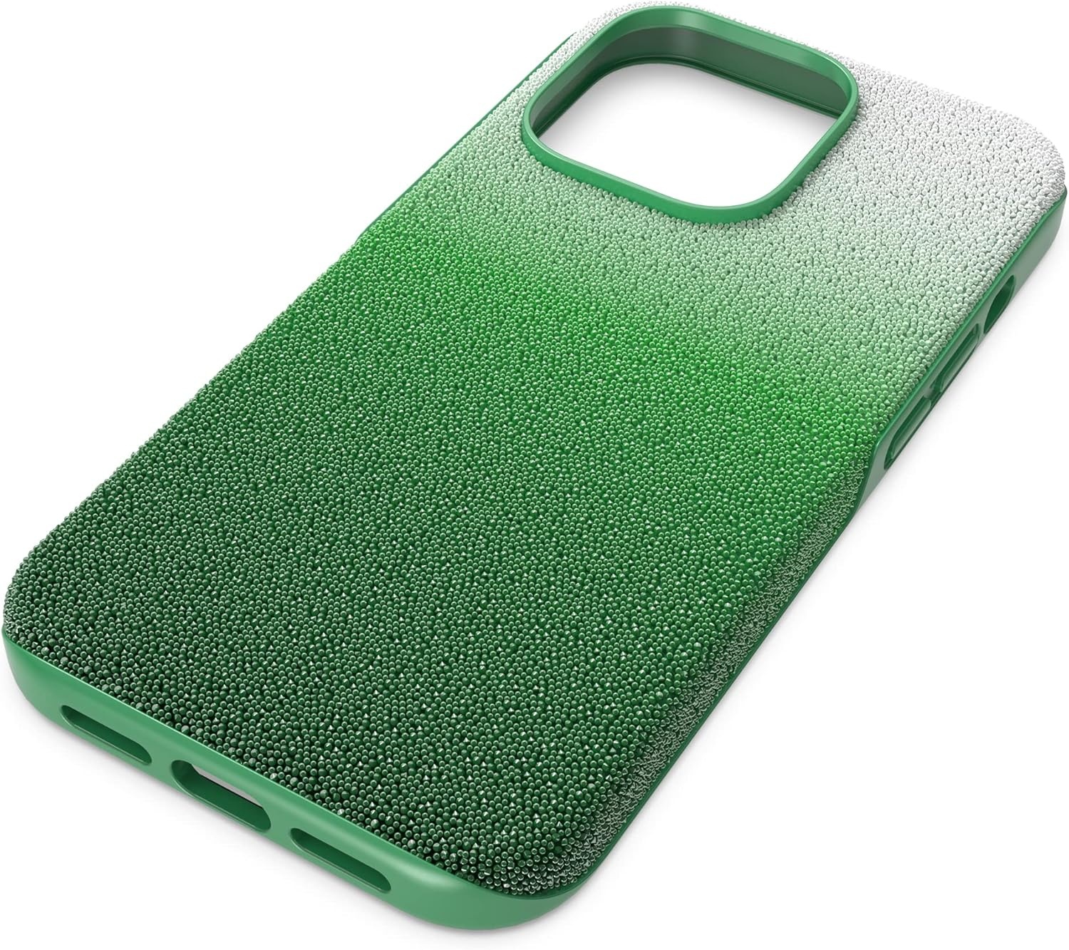 image:imageSwarovski High Phone Case for iPhone 14 Pro Max with Green Crystals in Ombre Effect Part of The High CollectionGreen