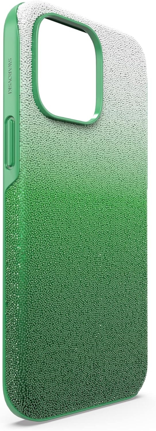 image:imageSwarovski High Phone Case for iPhone 14 Pro Max with Green Crystals in Ombre Effect Part of The High CollectionGreen