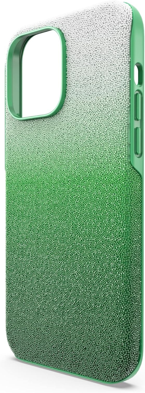 image:imageSwarovski High Phone Case for iPhone 14 Pro Max with Green Crystals in Ombre Effect Part of The High CollectionGreen