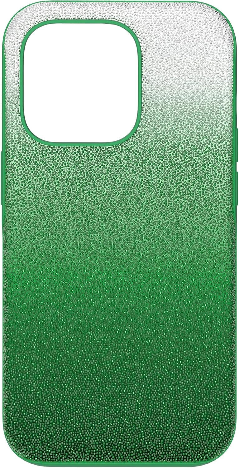 image:imageSwarovski High Phone Case for iPhone 14 Pro Max with Green Crystals in Ombre Effect Part of The High CollectionGreen