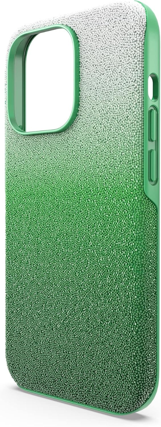 image:imageSwarovski High Phone Case for iPhone 14 Pro Max with Green Crystals in Ombre Effect Part of The High CollectionGreen