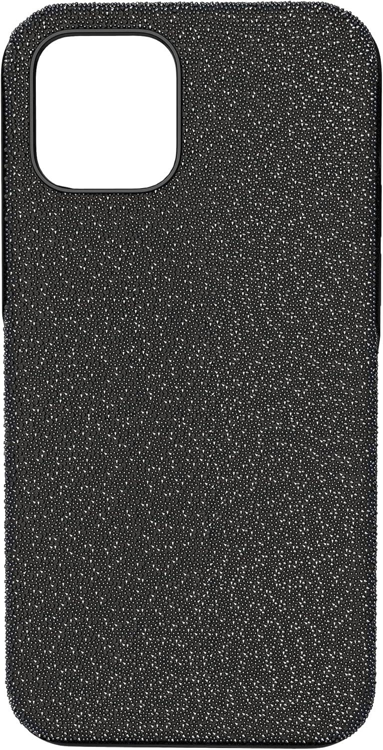 image:imageSwarovski High Phone Case for iPhone 14 with Integrated Bumper Silver Crystals Part of The High CollectionBlack Crystals