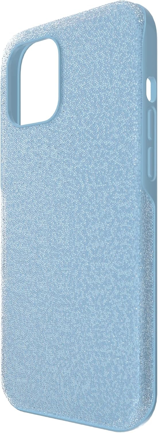 image:imageSwarovski High Phone Case for iPhone 14 with Integrated Bumper Silver Crystals Part of The High CollectionBlue Crystals