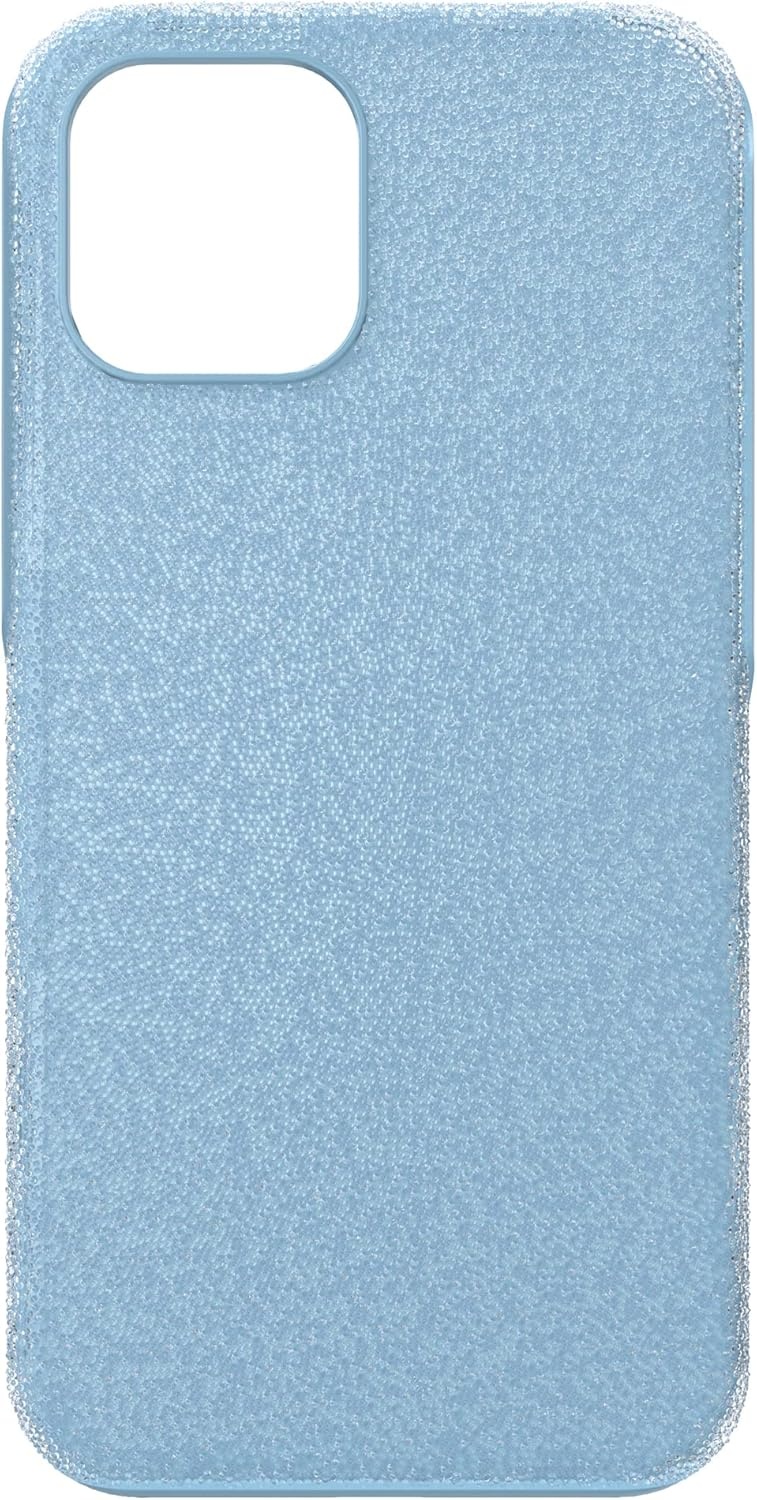 image:imageSwarovski High Phone Case for iPhone 14 with Integrated Bumper Silver Crystals Part of The High CollectionBlue Crystals