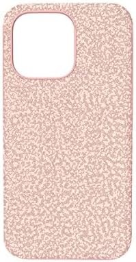image:imageSwarovski High Phone Case for iPhone 14 with Integrated Bumper Silver Crystals Part of The High CollectionPink Crystals