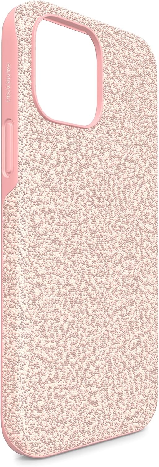 image:imageSwarovski High Phone Case for iPhone 14 with Integrated Bumper Silver Crystals Part of The High CollectionPink Crystals
