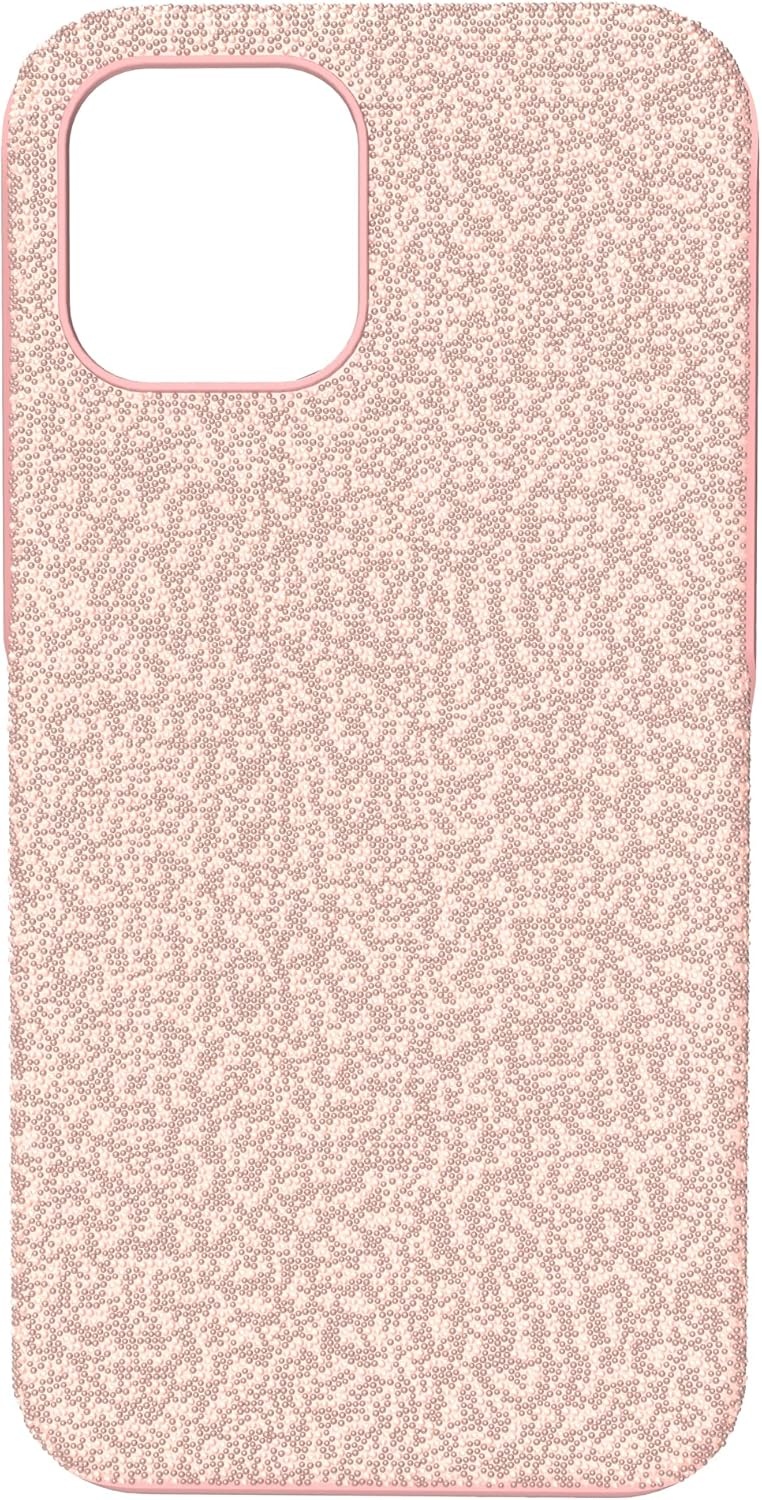 image:imageSwarovski High Phone Case for iPhone 14 with Integrated Bumper Silver Crystals Part of The High CollectionPink Crystals