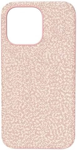 image:imageSwarovski High Phone Case for iPhone 14 with Integrated Bumper Silver Crystals Part of The High CollectionPink Crystals