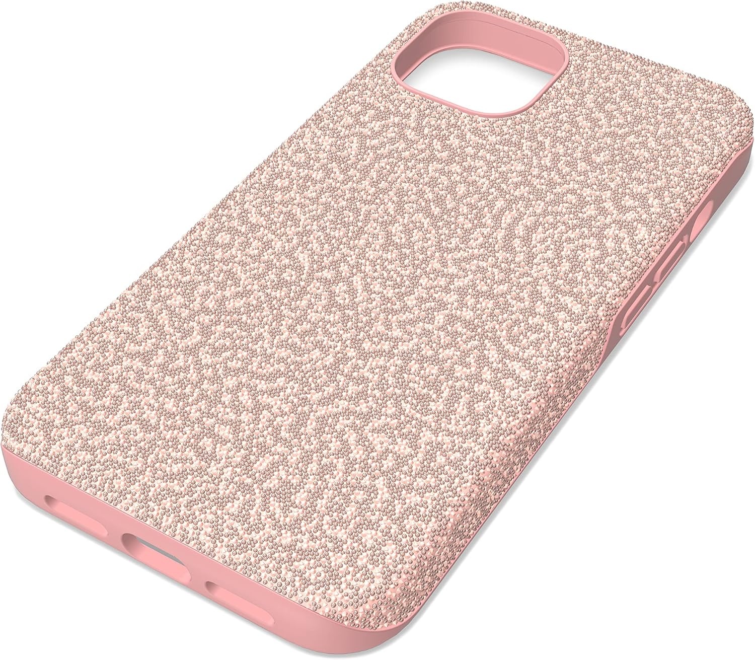 image:imageSwarovski High Phone Case for iPhone 14 with Integrated Bumper Silver Crystals Part of The High CollectionPink Crystals