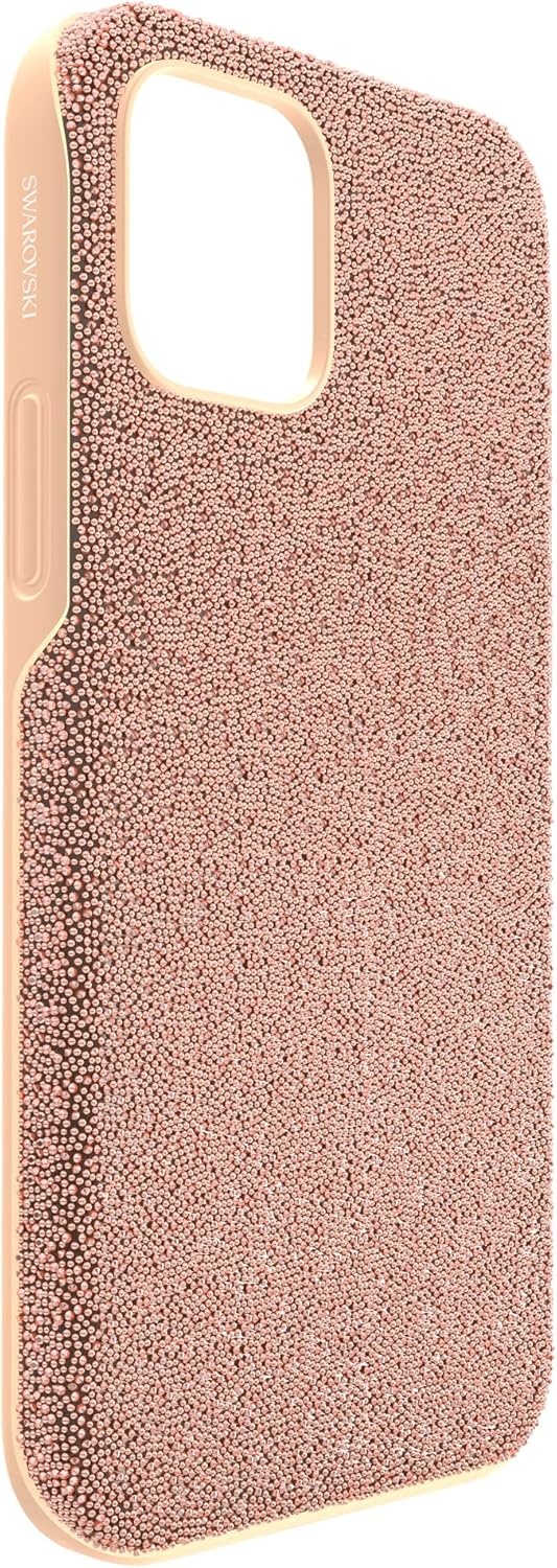 image:imageSwarovski High Phone Case for iPhone 14 with Integrated Bumper Silver Crystals Part of The High CollectionRose Gold Tone