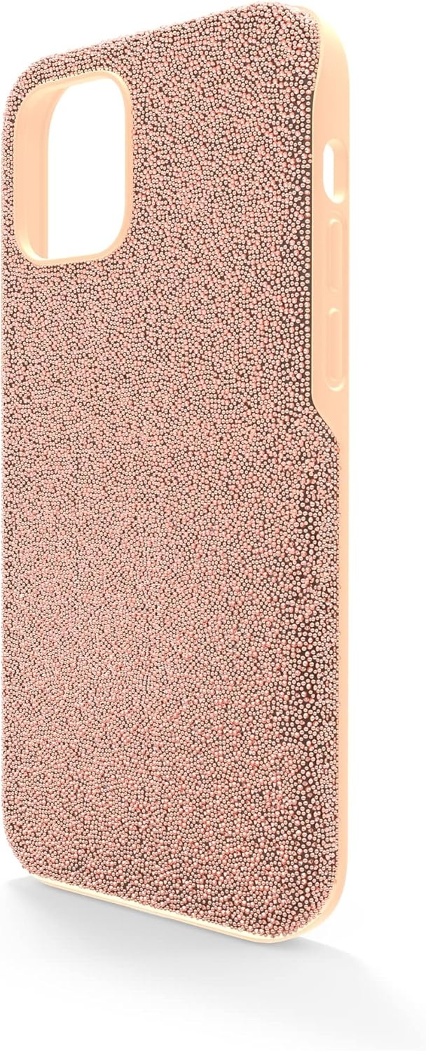 image:imageSwarovski High Phone Case for iPhone 14 with Integrated Bumper Silver Crystals Part of The High CollectionRose Gold Tone