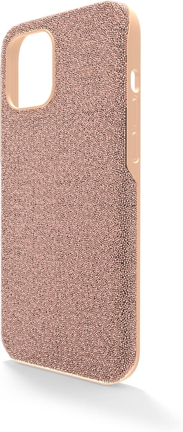 image:imageSwarovski High Phone Case for iPhone 14 with Integrated Bumper Silver Crystals Part of The High CollectionRose Gold Tone